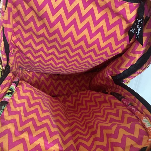 Vera Bradley Ziggy Zinnia Tech Backpack - Picture 9 of 16